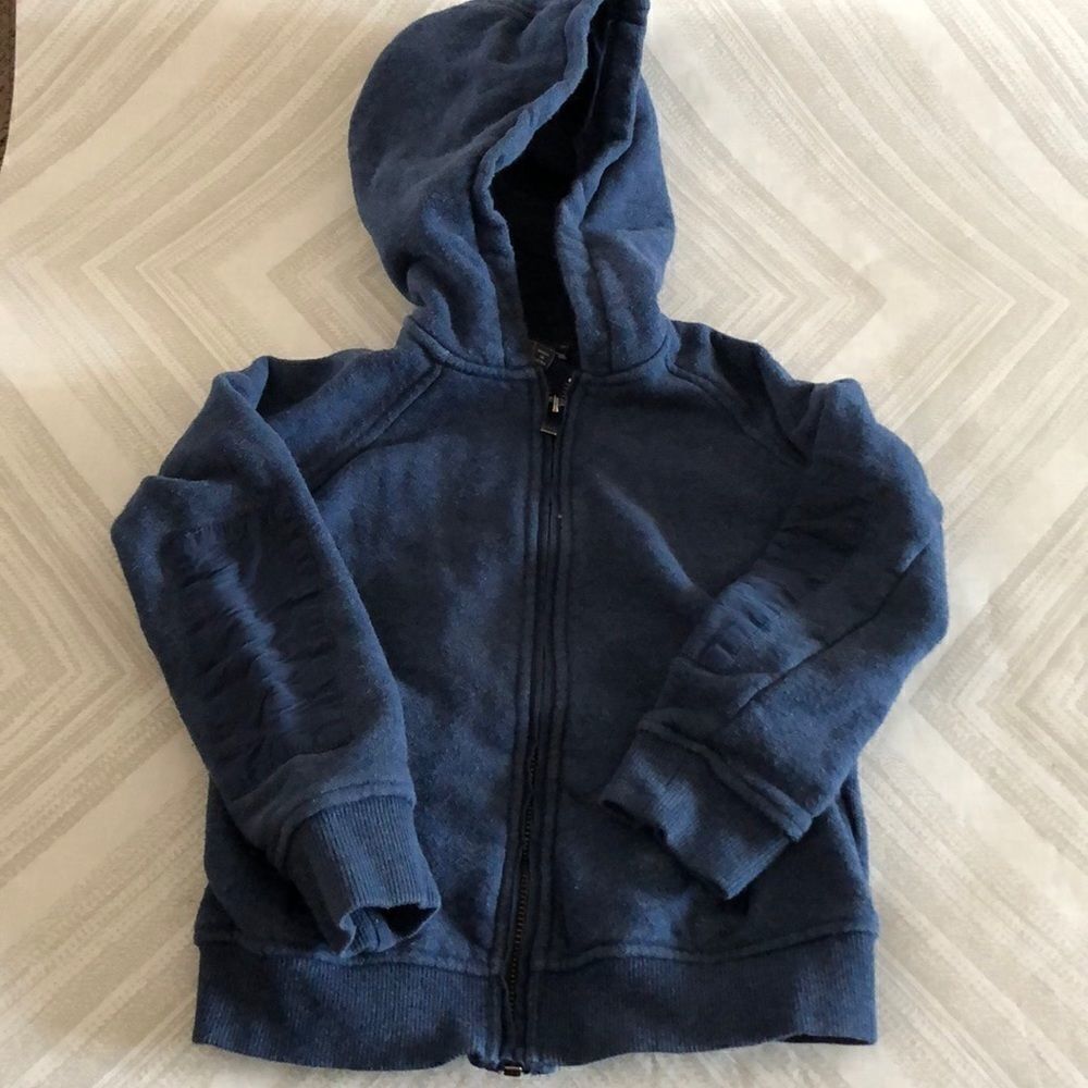 Vince Boys Blue Zip Up Hoodie